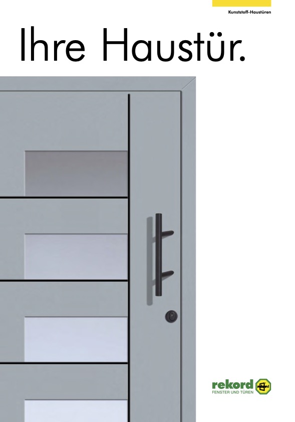Kunststoff Haustür Rekord