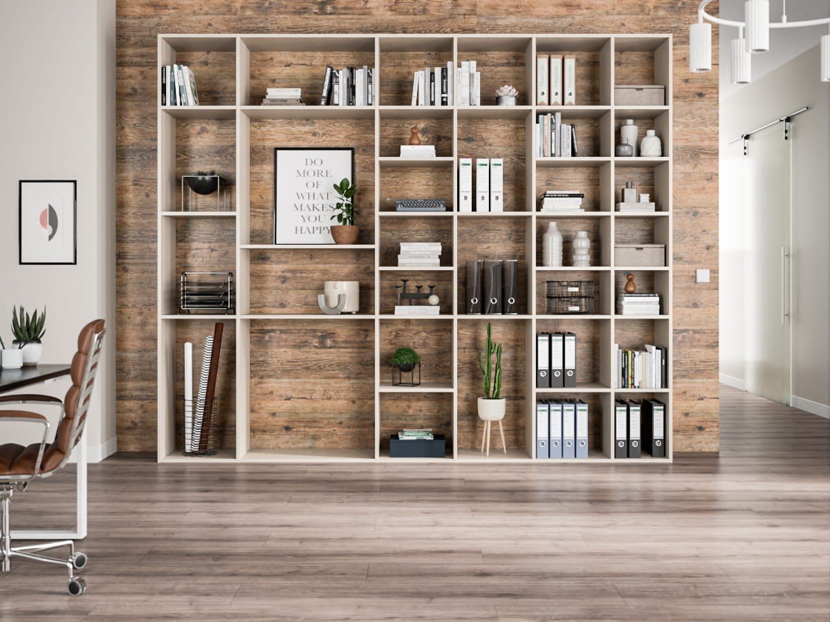 Regal Wohnwand massive Optik planen mit Schreinerei Reinhardt