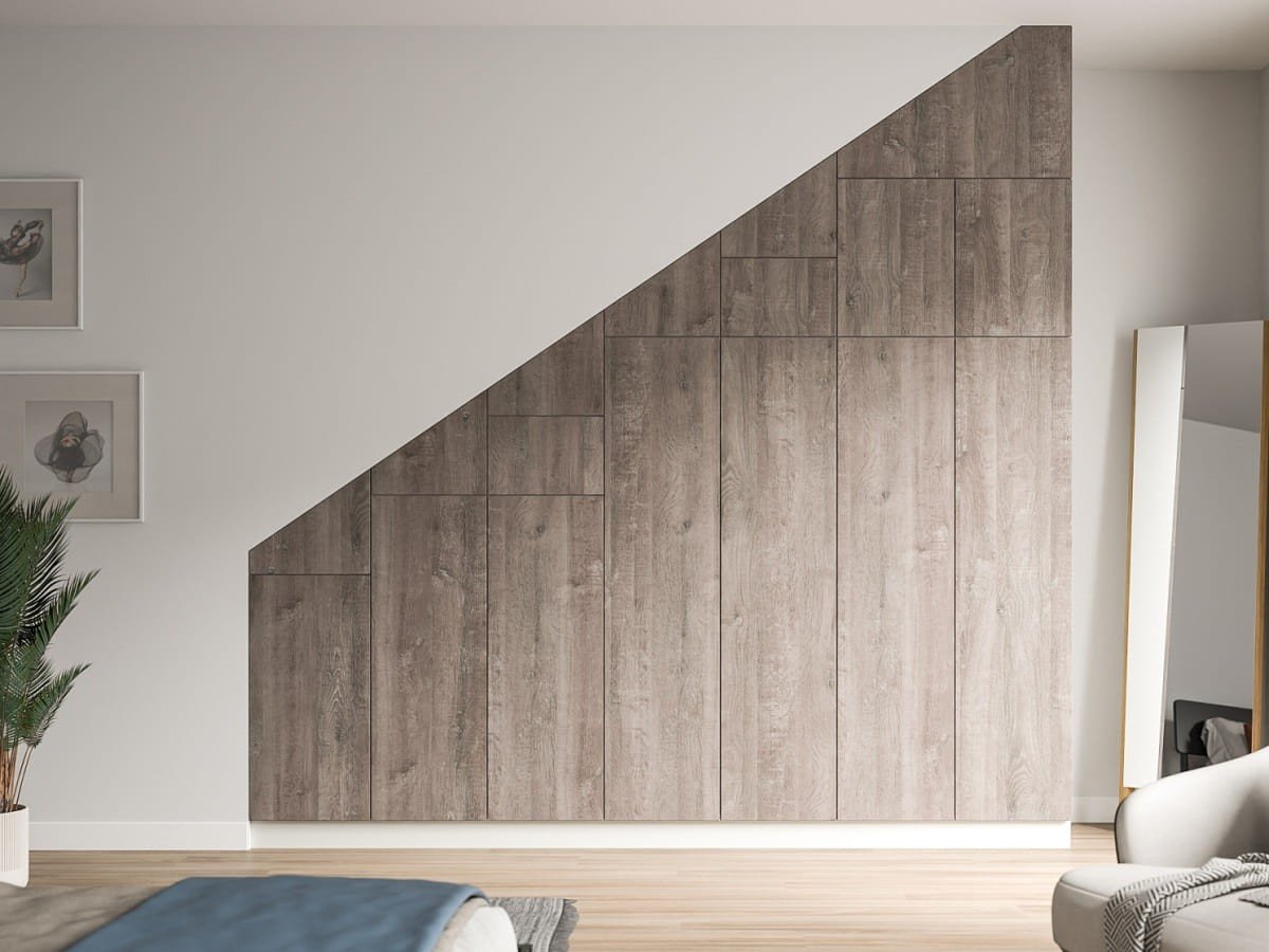 Einbauschrank mit Schräge links planen mit Schreinerei Reinhardt