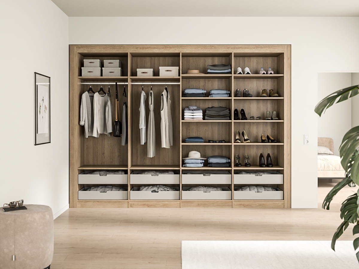 Schrank mit offenen Fächern planen mit Schreinerei Reinhardt